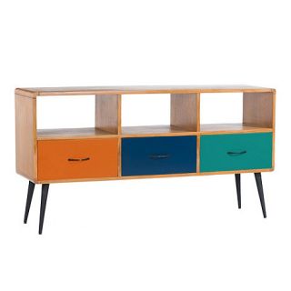 Teak Comet painted TV cabinet