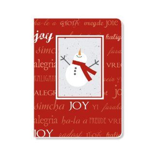 ECOeverywhere Season's Joy Journal, 160 Pages, 7.625 x 5.625 Inches, Multicolored (jr18177)  Hardcover Executive Notebooks 