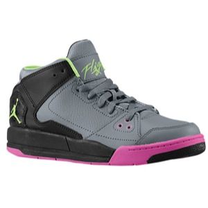Jordan Flight Origin   Boys Preschool   Basketball   Shoes   Cool Grey/Flash Lime/Pink