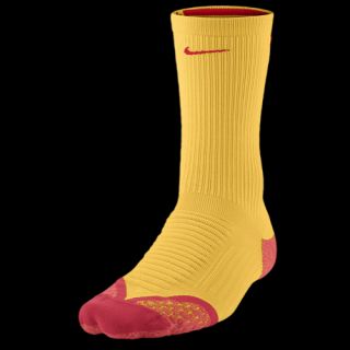 Nike Dri FIT Elite Run Cushion Crew Socks   Running   Accessories   Atomic Mango/Laser Crimson/Legion Red