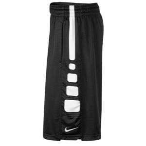 Nike Elite Stripe Shorts   Mens   Basketball   Clothing   Black/Wolf Grey/White