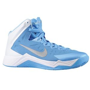 Nike Hyper Quickness   Mens   Basketball   Shoes   University Blue/White/Ice Blue/Metallic Silver