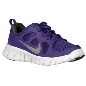 Nike Free 5.0   Boys Preschool   Running   Shoes   Court Purple/Metallic Silver/Black/White