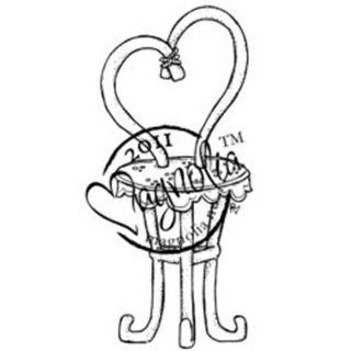 Magnolia NOM241211 Summer Memories Cling Stamp, Cafe Chair 