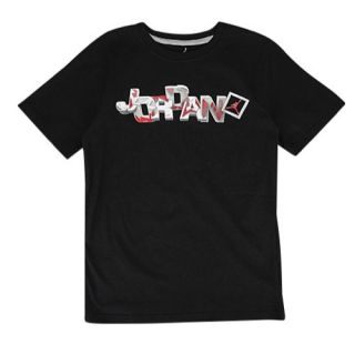 Jordan Retro 6 Go 23 RMX T Shirt   Boys Grade School   Basketball   Clothing   Black/Gym Red/Dark Grey