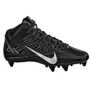 Nike Alpha Pro 3/4 D   Mens   Football   Shoes   Black/Metallic Silver