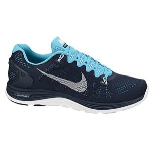 Nike LunarGlide + 5   Mens   Running   Shoes   Armory Navy/Gamma Blue/Summit White