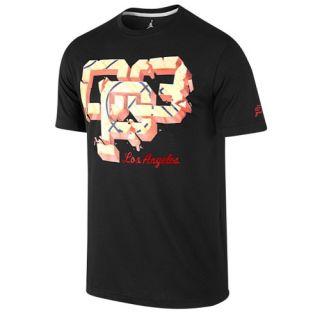 Jordan CP Interlock T Shirt   Mens   Basketball   Clothing   Black/Gym Red