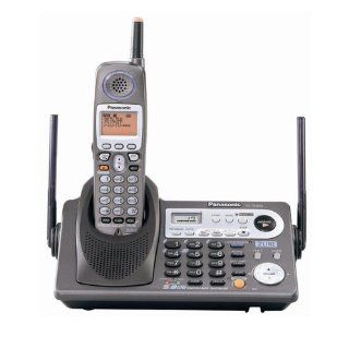Panasonic KX TG6500B 5.8 GHz DSS Expandable 2 Line Cordless Phone (Black)  Cordless Telephones  Electronics