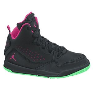 Jordan SC 3   Girls Preschool   Basketball   Shoes   Black/Vivid Pink/Light Lucid Green