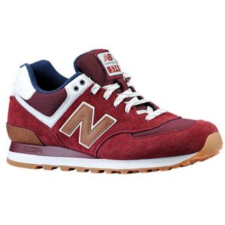 New Balance 574   Mens   Running   Shoes   Burgundy/Navy
