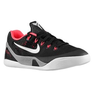 Nike Kobe IX   Boys Grade School   Basketball   Shoes   Black/White/Laser Crimson