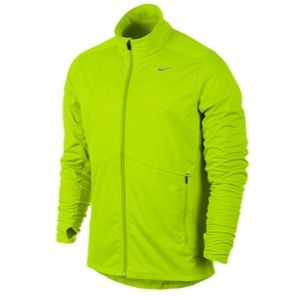 Nike Element Shield Full Zip Jacket   Mens   Running   Clothing   Volt/Reflective Silver