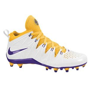 Nike Huarache 4 Lacrosse   Mens   Lacrosse   Shoes   White/Electric Purple/University Gold