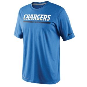 Nike NFL Sideline Dri Fit Legend Elite Top   Mens   Football   Clothing   San Diego Chargers   Italy Blue