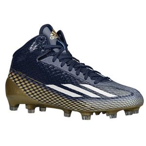 adidas adiZero 5 Star 3.0 Mid   Mens   Football   Shoes   Collegiate Navy/Metallic Gold/Metallic Gold
