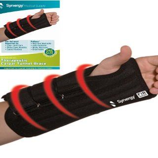 Synergy Far infrared Ray Therapeutic Carpal Tunnel Brace, One Size Fits All Health & Personal Care
