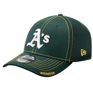 New Era MLB 39Thirty Neo Cap   Mens   Baseball   Accessories   Oakland Athletics   Green