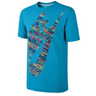 Nike Oversized Futura Tribal T Shirt   Mens   Casual   Clothing   Vivid Blue