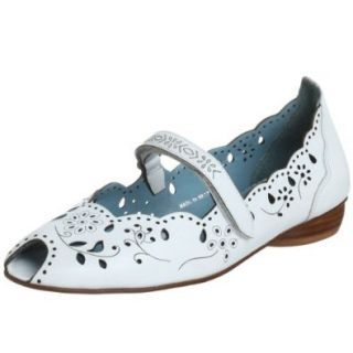 Everybody Women's Aria Flat Mary Jane,White Calf,39 EU (US Women's 9 M) Shoes