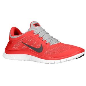 Nike Free 3.0 V5   Mens   Running   Shoes   Gym Red/Mine Grey/Black/White