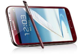 Samsung Galaxy Note Ii Note 2 Red / N7100 ,5.5" Super Amoled , Quad core ,S pen Gift for Everyone Fast Shipping Cell Phones & Accessories
