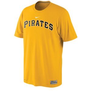 Nike MLB Dri Fit Practice T Shirt   Mens   Baseball   Clothing   Pittsburgh Pirates   Gold