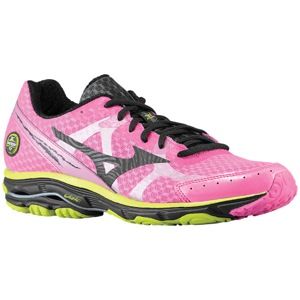 Mizuno Wave Rider 17   Mens   Running   Shoes   Electric/Black/Lime Punch