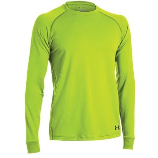 Under Armour Coldgear Infrared L/S Crew   Mens   Training   Clothing   Midnight Navy/Steel