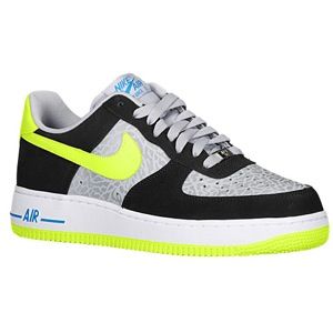 Nike Air Force 1 Low   Mens   Basketball   Shoes   Reflect Silver/Volt/Black