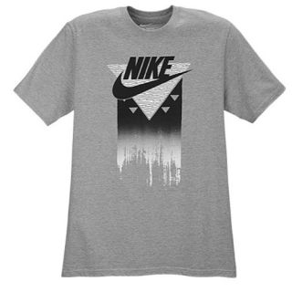 Nike Graphic T Shirt   Mens   Casual   Clothing   Dark Grey Heather/Black/White