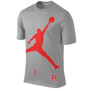 Jordan Jumpman Colossal Air T Shirt   Mens   Basketball   Clothing   Cement Grey/Fire Red