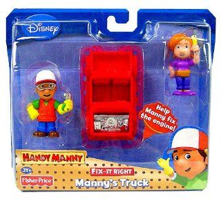 Handy Manny Fix It Right Figure 2 Pack Manny's Truck Toys & Games