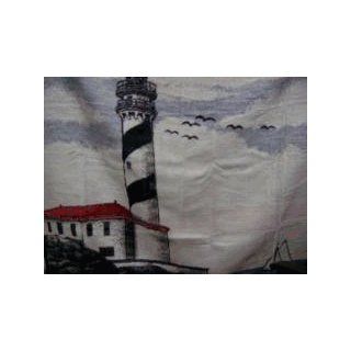 Biederlack 69610 Lighthouse 50 X 60 Inch Throw Blanket  