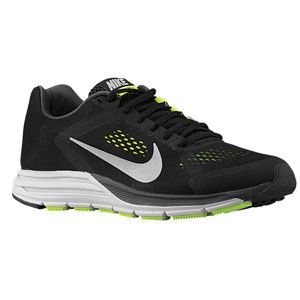 Nike Zoom Structure + 17   Mens   Running   Shoes   Black/Light Crimson/White/Volt