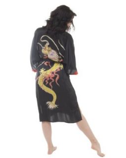 Women's silk short dragon kimono   size one size Fashion T Shirts
