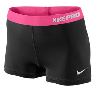 Nike Pro 2.5 Compression Shorts   Womens   Training   Clothing   Black/Pink Foil/Dusty Grey