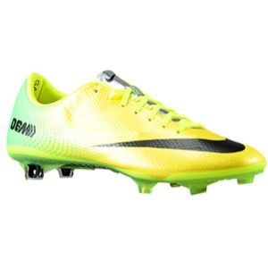 Nike Mercurial Vapor IX FG   Mens   Soccer   Shoes   Vibrant Yellow/Neo Lime/Metallic Silver/Black