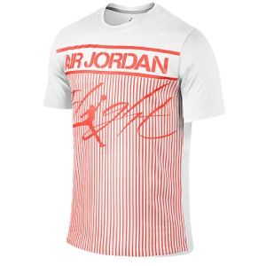 Jordan Colossal Flight T Shirt   Mens   Basketball   Clothing   White/Infrared 23