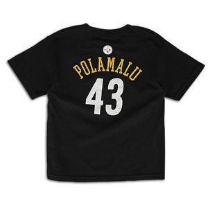 Nike NFL Player T Shirt   Boys Grade School   Football   Clothing   Pittsburgh Steelers   Troy Polamalu   Black