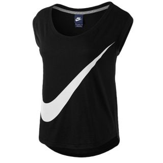 Nike Prep T Shirt   Womens   Casual   Clothing   Black/White