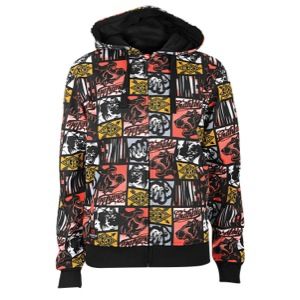 Southpole All Over Print Full Zip Fleece Hoodie   Mens   Casual   Clothing   Red