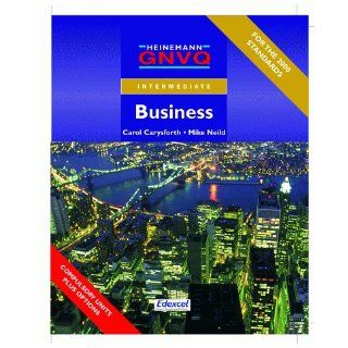 GNVQ Intermediate Business with Options (9780435456023) Carol Carysforth, Mike Neild Books