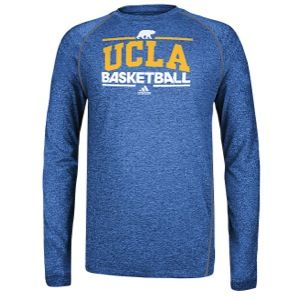 adidas College Court Practice L/S Climalite Top   Mens   Basketball   Clothing   UCLA Bruins   Bruin Blue