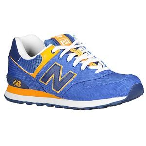 New Balance 574   Mens   Running   Shoes   Blue/Yellow