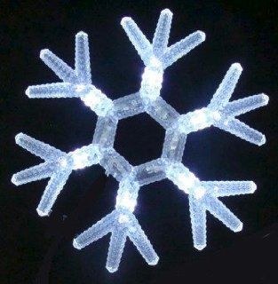 Perfect Holiday Snowflake LED Christmas Light Battery Operated Ornaments Window Decorations Lights   Battery Operated Outdoor Christmas Ornaments