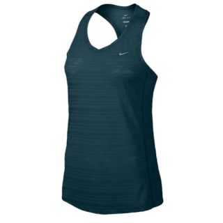 Nike Dri FIT Touch Breeze Tank   Womens   Running   Clothing   Night Shade/Reflective Silver