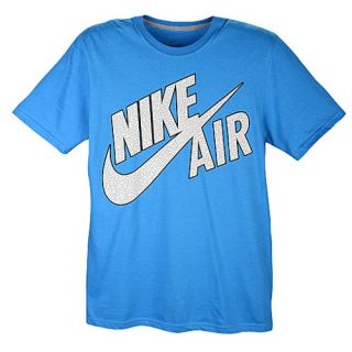 Nike Graphic T Shirt   Mens   Casual   Clothing   Photo Blue/Gray/Black