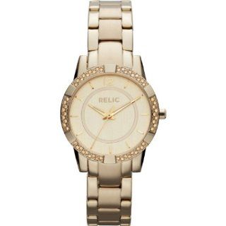 Relic by Fossil Payton Gold Tone Crystal Stainless Steel Womens Watch ZR34202 at  Women's Watch store.