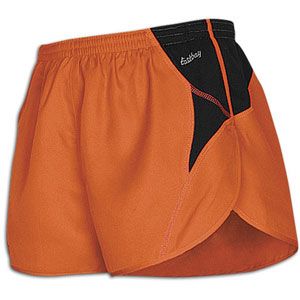  Two Color Half Split Shorts   Womens   Running   Clothing   Orange/Black